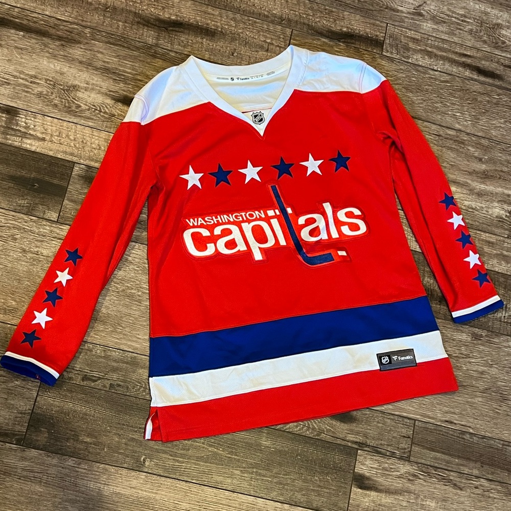Fanatics Washington Capitals Kids Red and Blue Jersey